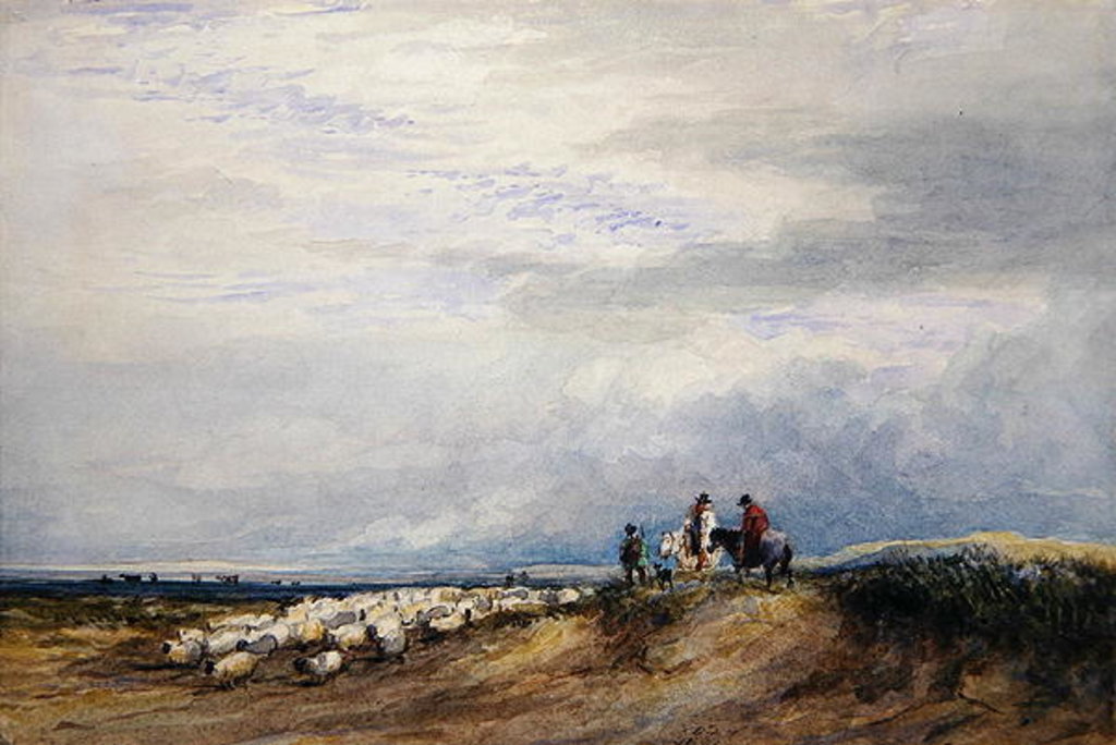 Detail of Riders at Ulverstone by David Cox