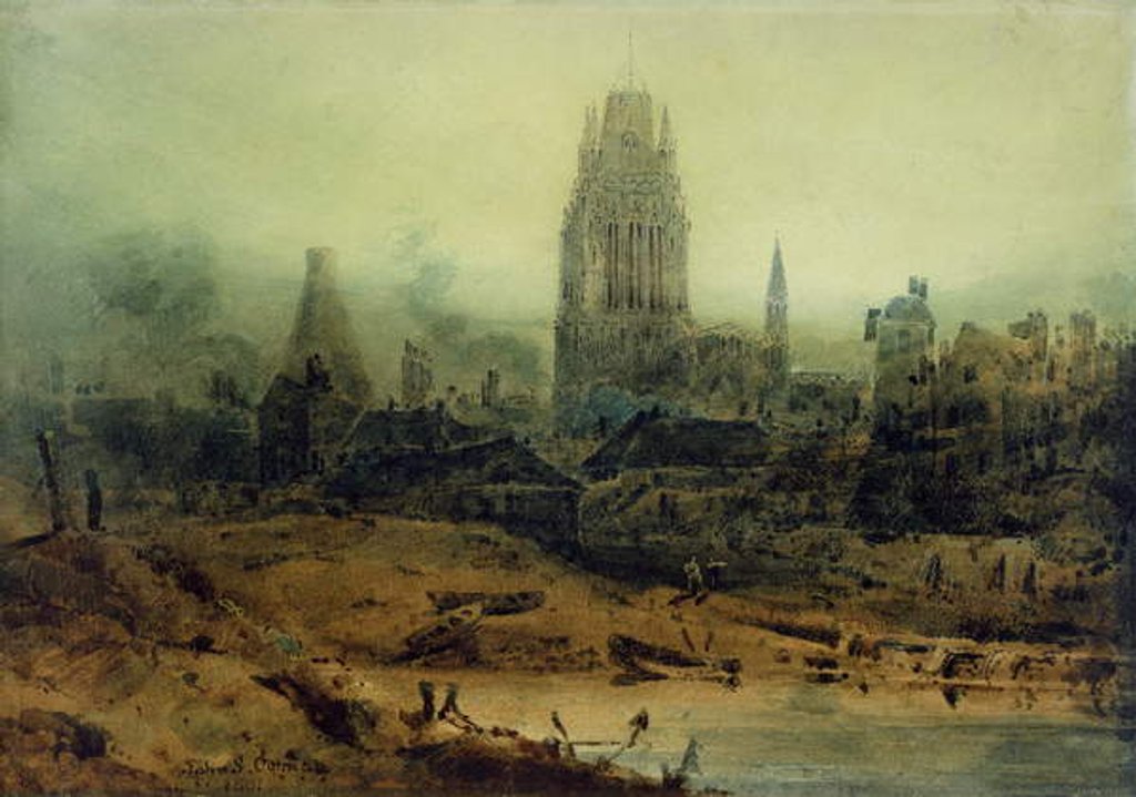 Detail of Bristol, 1801 by John Sell Cotman