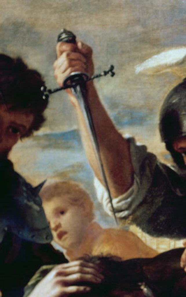 Detail of The Feast of Absalom by Mattia Preti