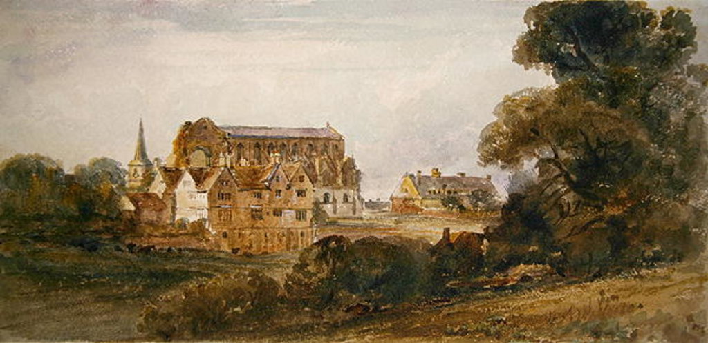 Detail of Malmesbury Abbey, Wiltshire by Peter de Wint