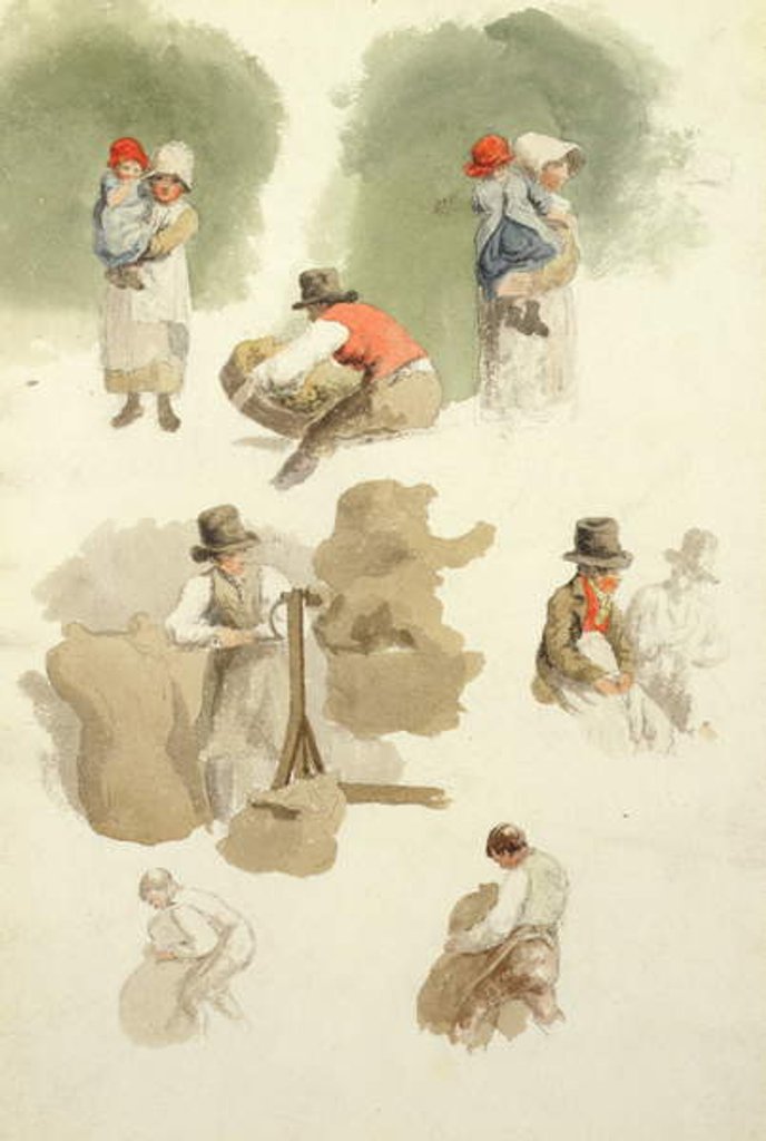 Detail of The Farmer's Children by Robert Hills