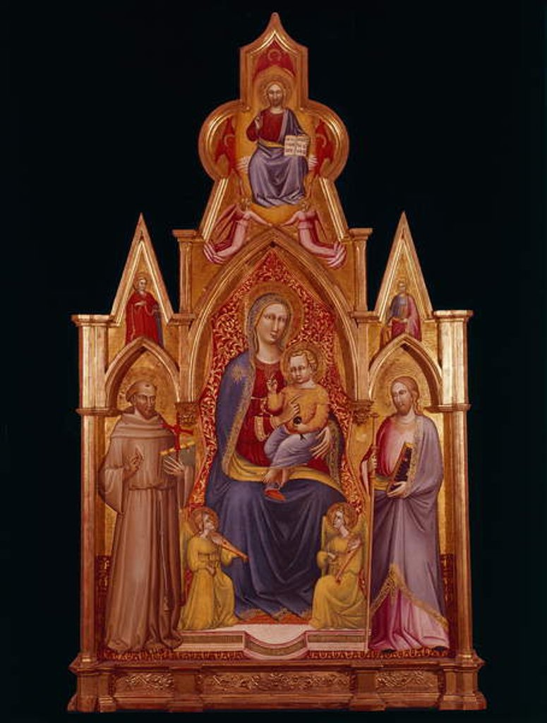 Detail of Madonna and Child with Saints by Nanni di Jacopo