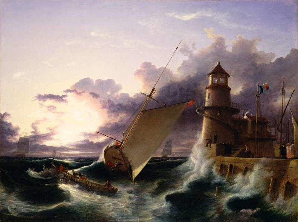 Detail of Shipwreck by Francis Danby