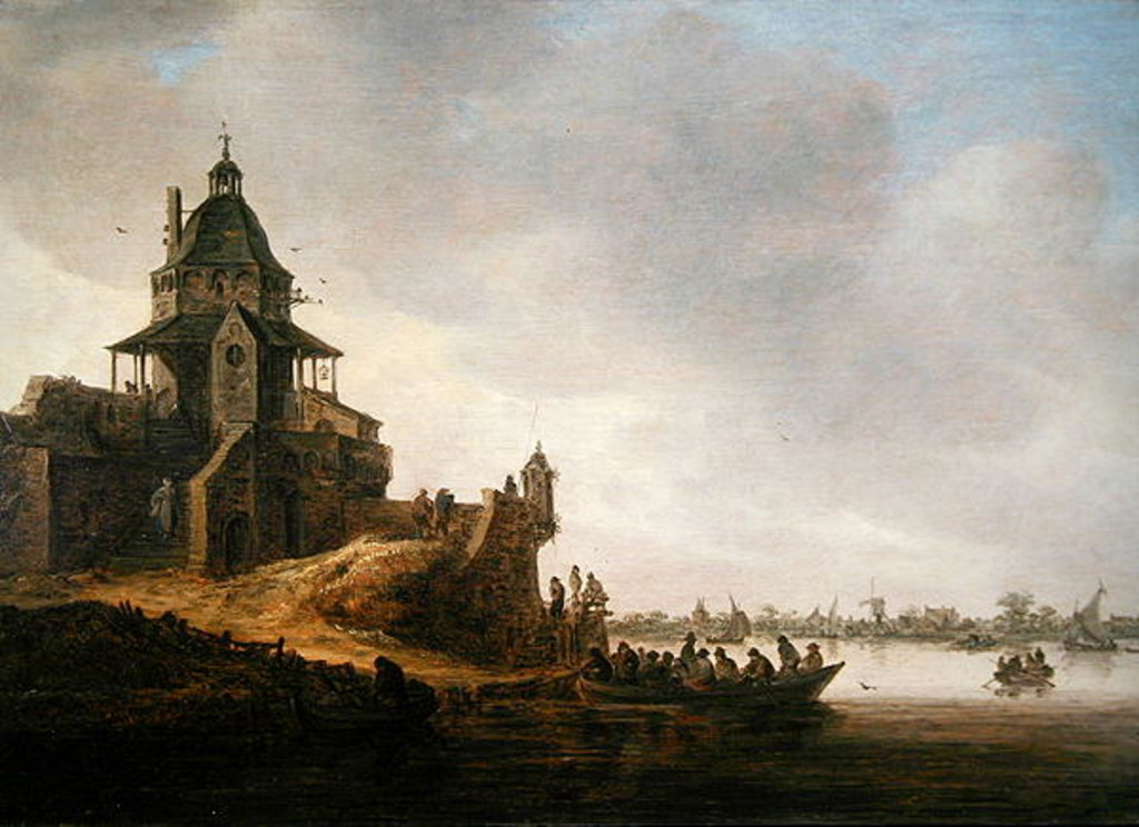Detail of Dordrecht with Rondeel Engelenburg by Jan Josephsz van Goyen