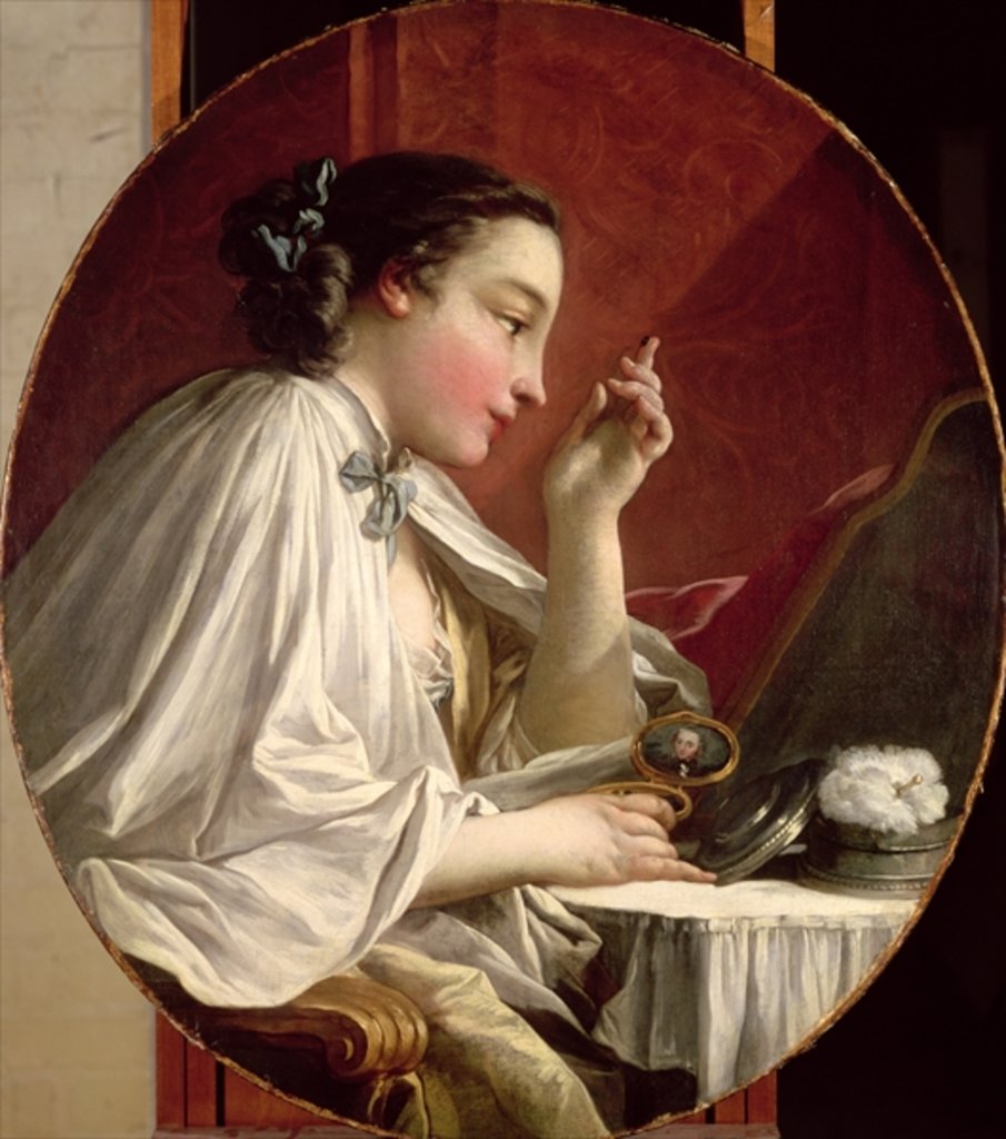 Detail of Woman at her toilet by Francois Boucher