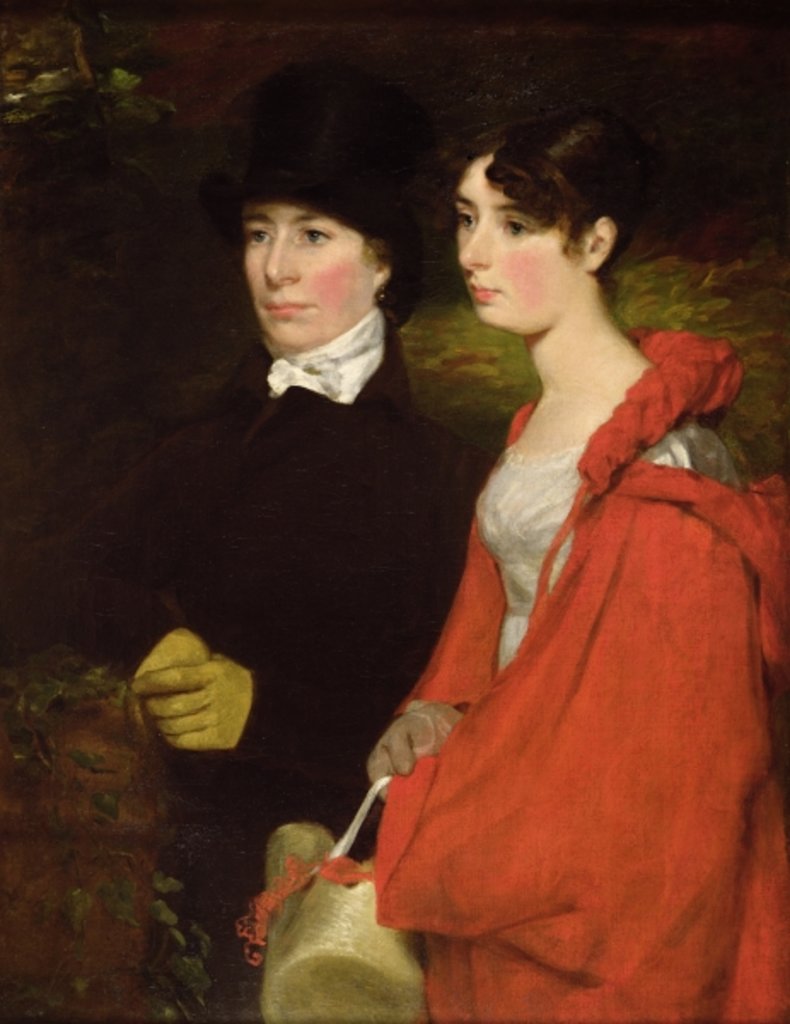 Detail of Ann and Mary Constable, 1818 by John Constable