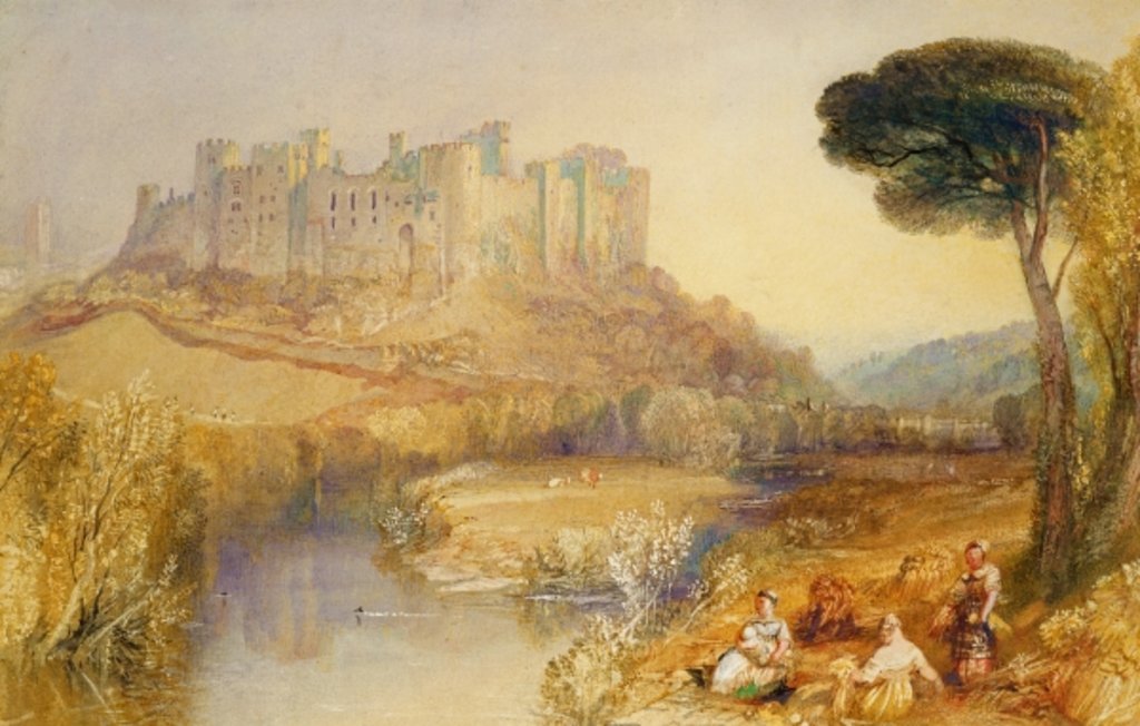 Detail of Ludlow Castle by Joseph Mallord William Turner