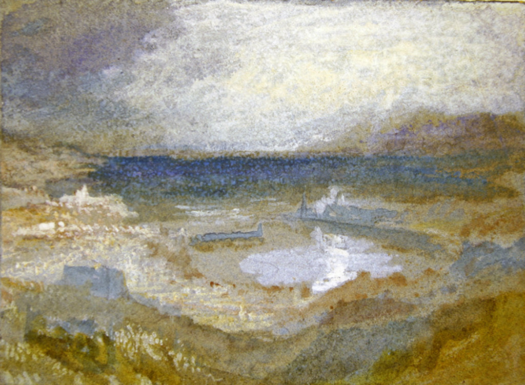 Detail of A Storm over Genoa by Joseph Mallord William Turner