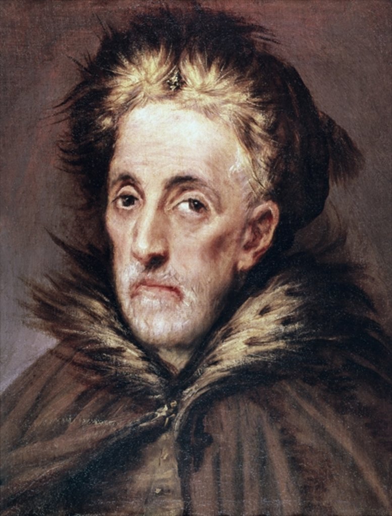 Detail of Man by El (1541-1614) Greco