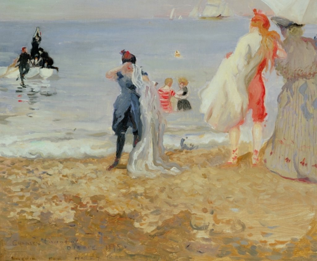 Detail of Dieppe, 1895 by Charles Edward Conder
