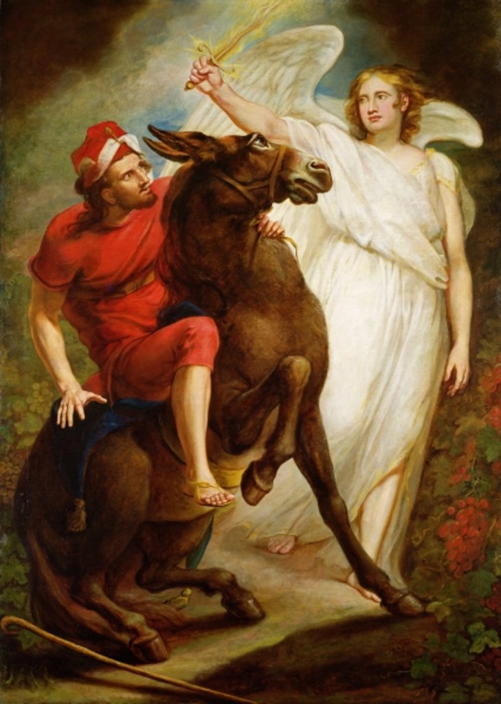 Detail of Balaam and the Ass by James Northcote