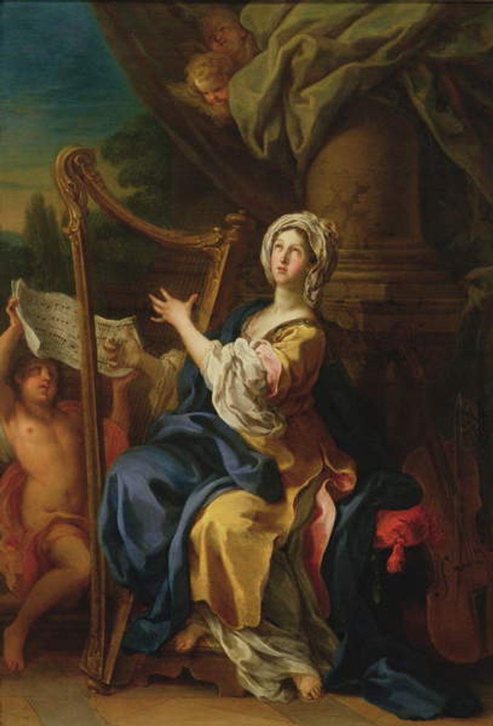 Detail of St. Cecilia, 1733 by Sebastiano Conca