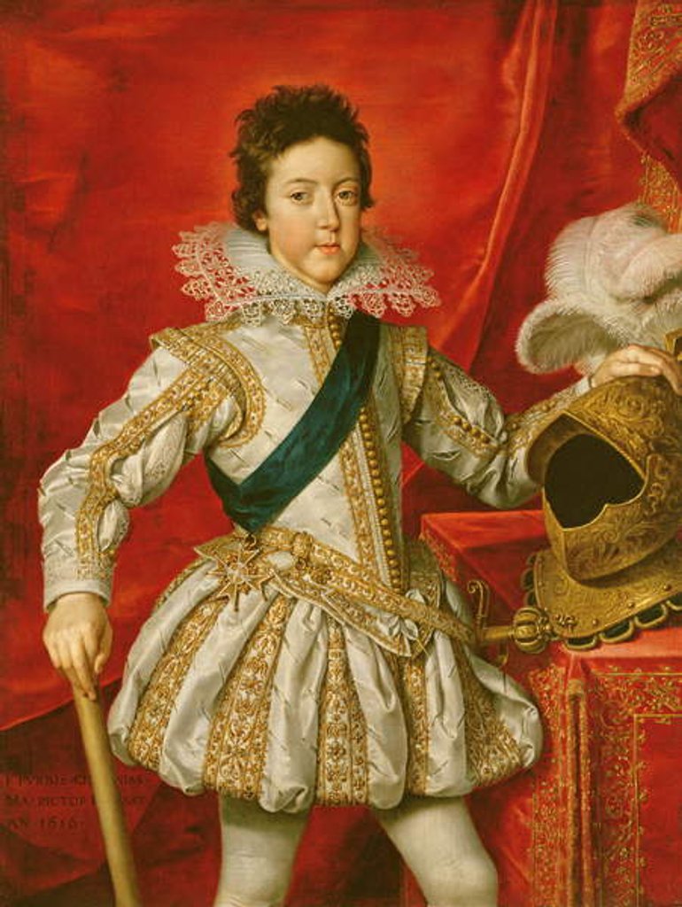 Detail of Louis XIII by Frans II Pourbus
