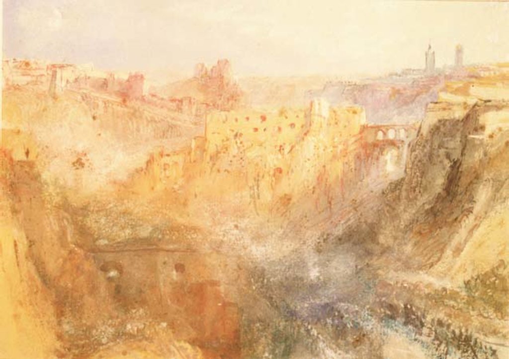 Detail of Luxembourg by Joseph Mallord William Turner