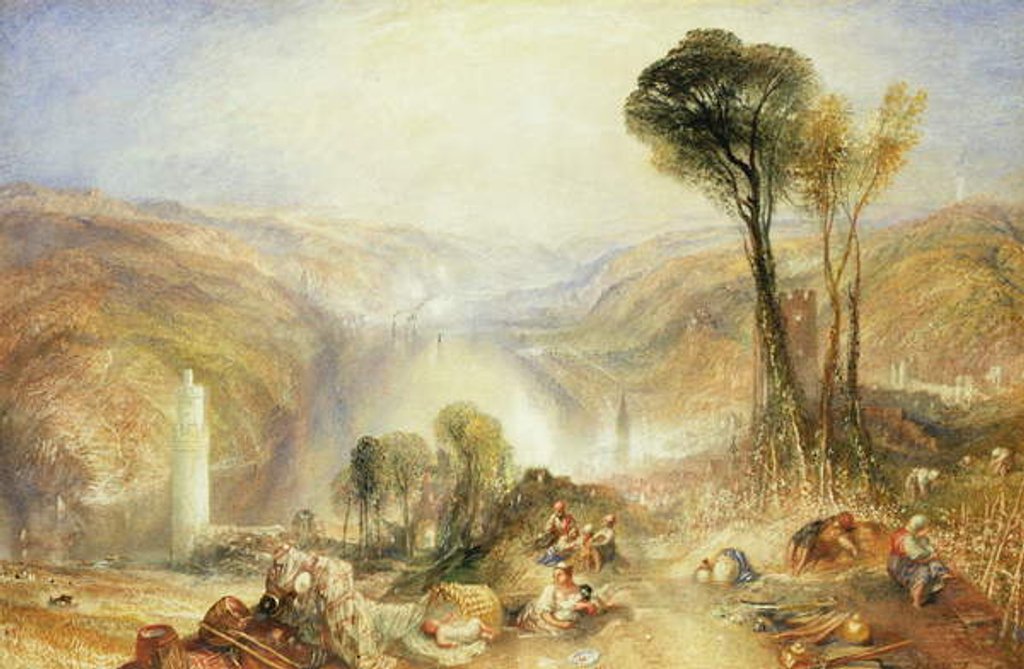 Detail of Oberwesel by Joseph Mallord William Turner