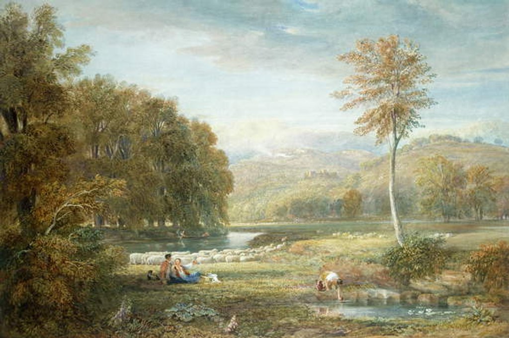 Detail of Pastoral Scene by David Cox