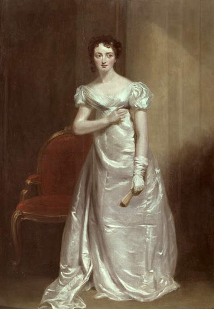 Detail of Portrait of Harriet Smith as Miss Dorillon by George Clint