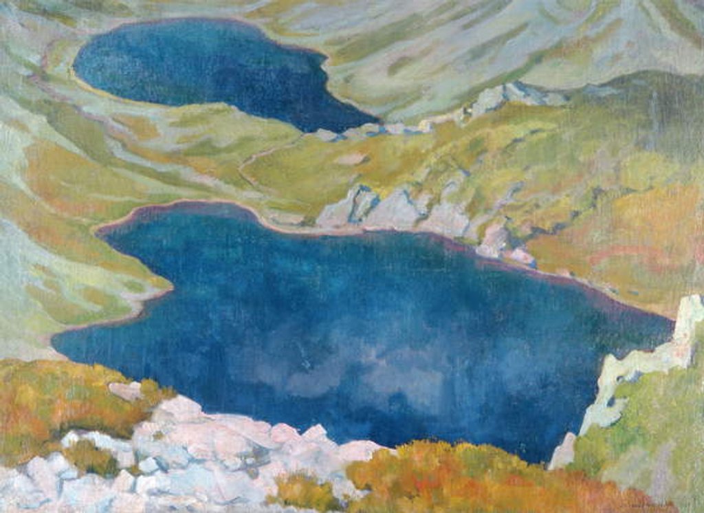 Detail of Hinczow Lakes in the Tatra Mountains, 1907 by Stanislaw Ignacy Witkiewicz