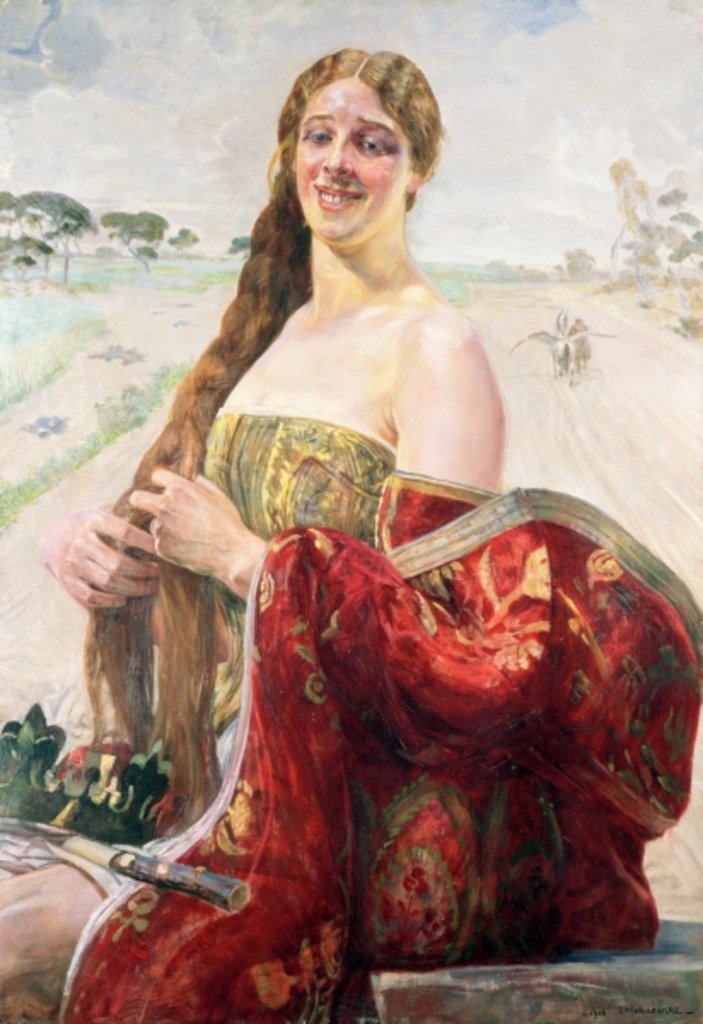 Detail of Poland, 1918 by Jacek Malczewski