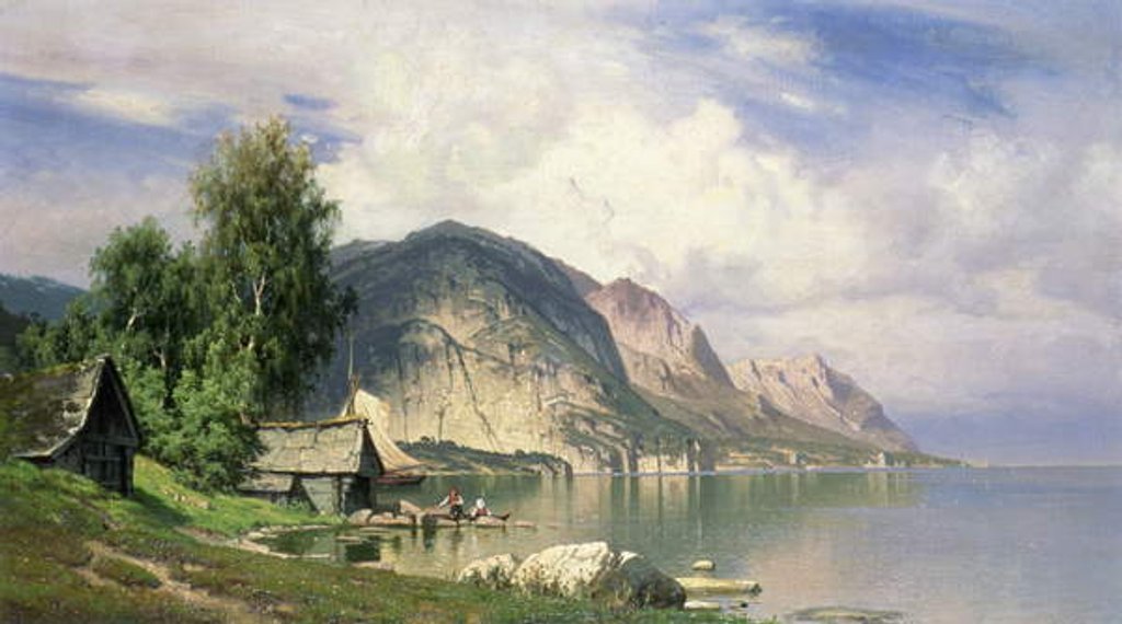 Detail of Norwegian Fjord by Hugo Knorr