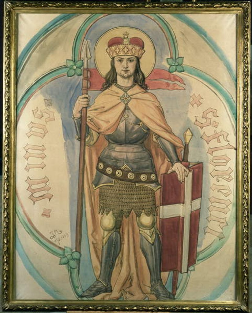 Detail of St. Florian, 1889 by Jan Matejko