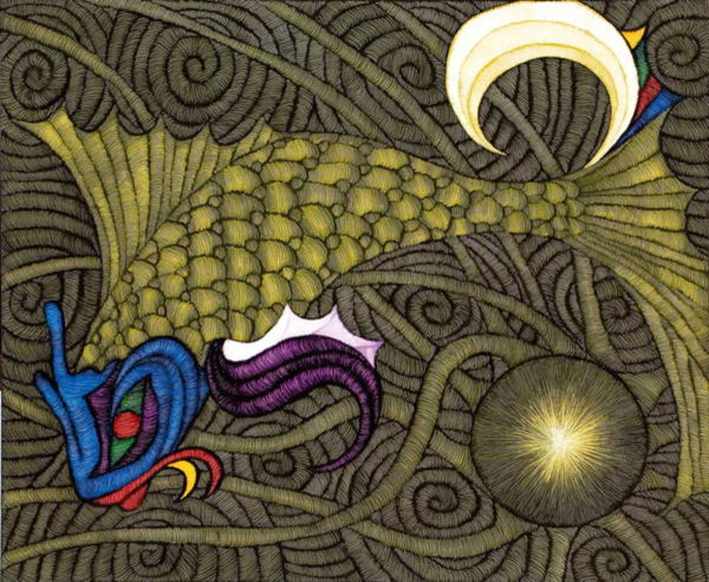 Detail of The Secret of Fire, 2008 by Ahmet Gunestekin