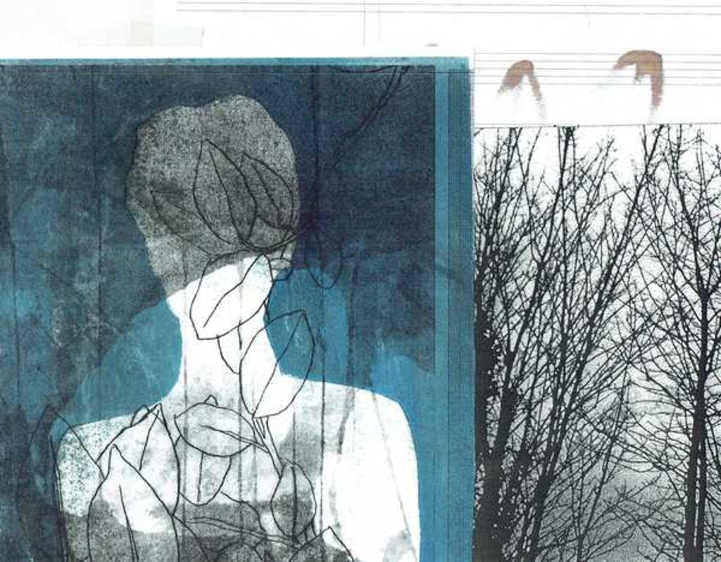 Detail of La Foret I, 2016 by Stephen Dow