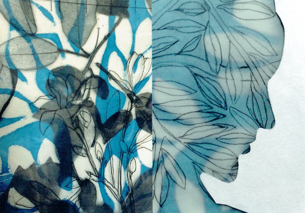 Detail of La Foret IX, 2017 by Stephen Dow