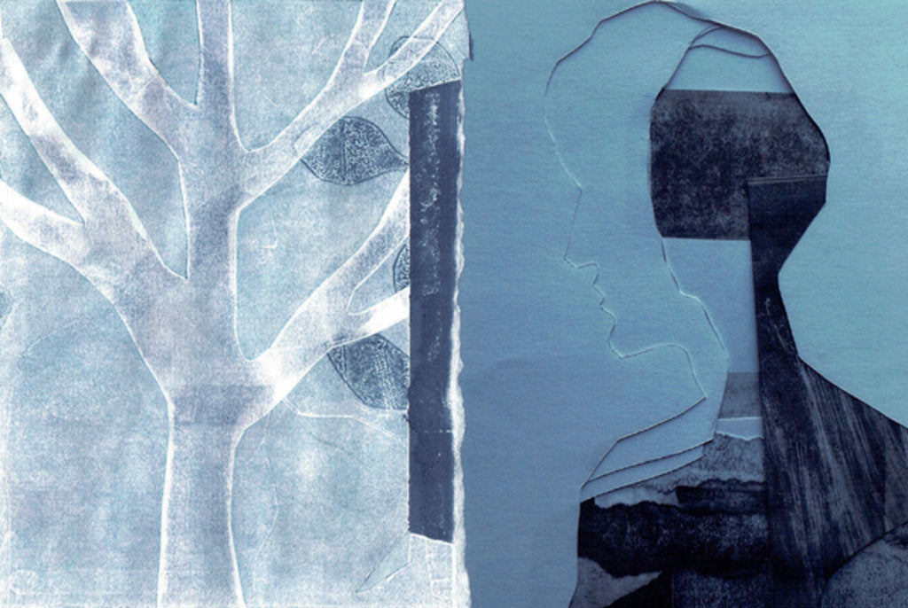 Detail of La Foret V, 2017 by Stephen Dow