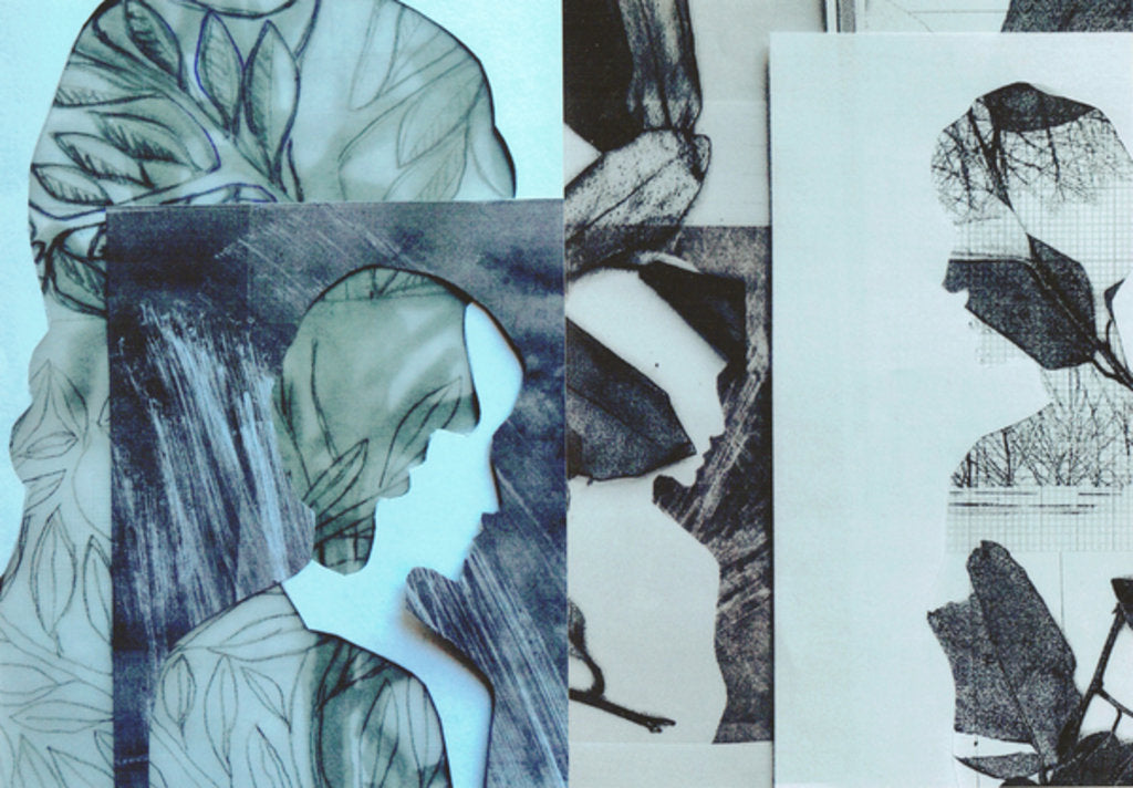 Detail of La Foret IV, 2017 by Stephen Dow