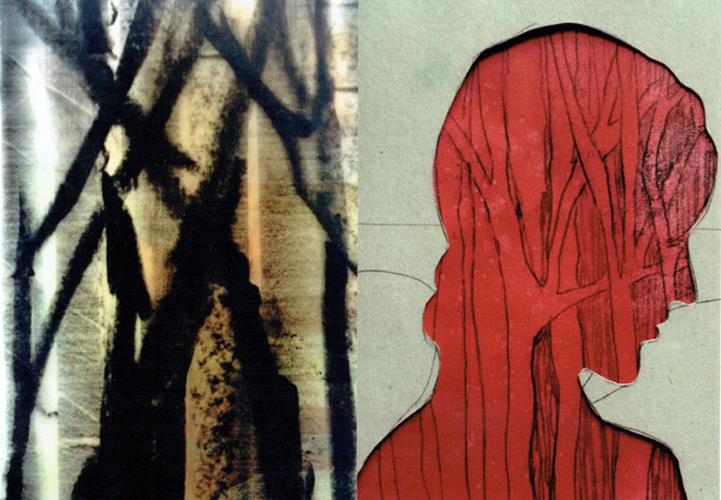 Detail of La Foret VIII, 2017 by Stephen Dow