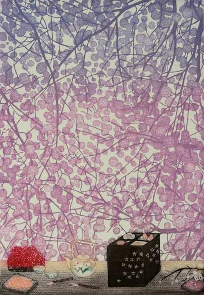 Detail of Spring lunch box, 2010 by Emiko Aida