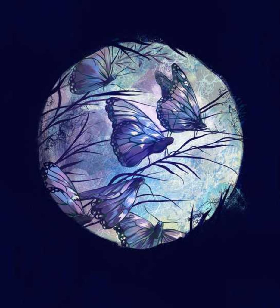 Detail of Summer night, 2016 by Runa Anastasiya Rudaya