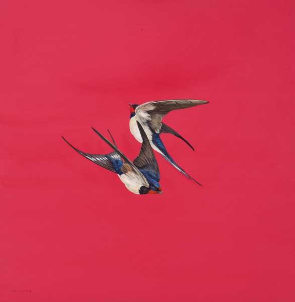 Detail of Swirl-Red by Tim Hayward