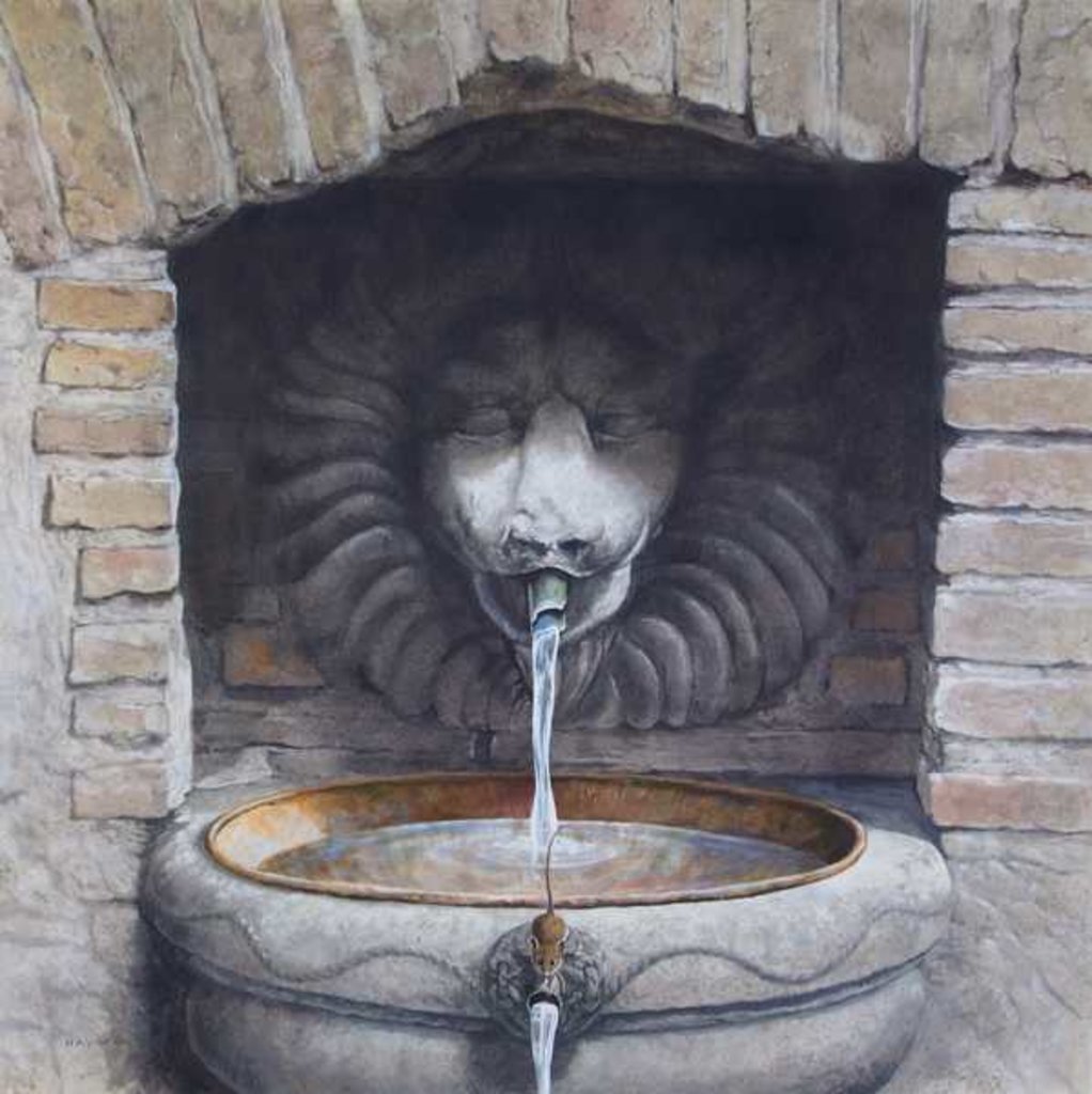 Detail of The Lion and the Mouse by Tim Hayward