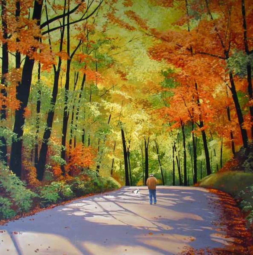 Detail of Walking Together, 2017 by Tina Palmer