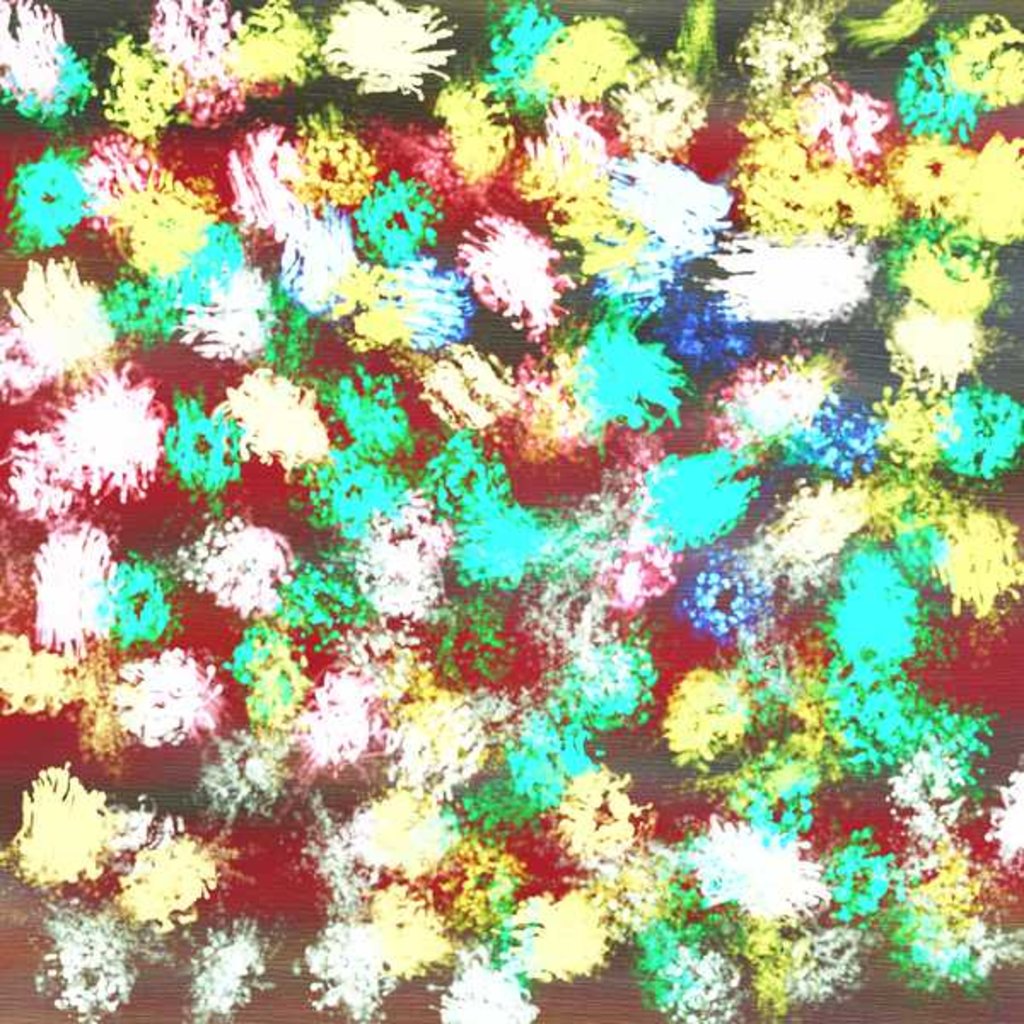 Detail of Garden, 2015 by Alex Caminker