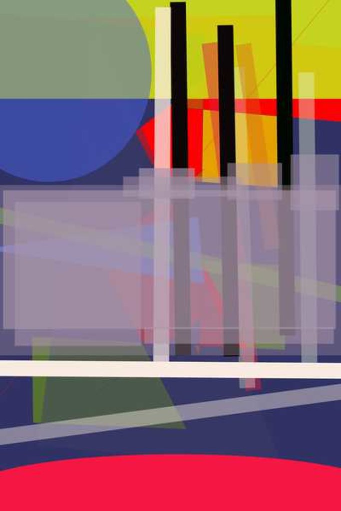 Detail of Industrial landscape, 2016 by Alex Caminker