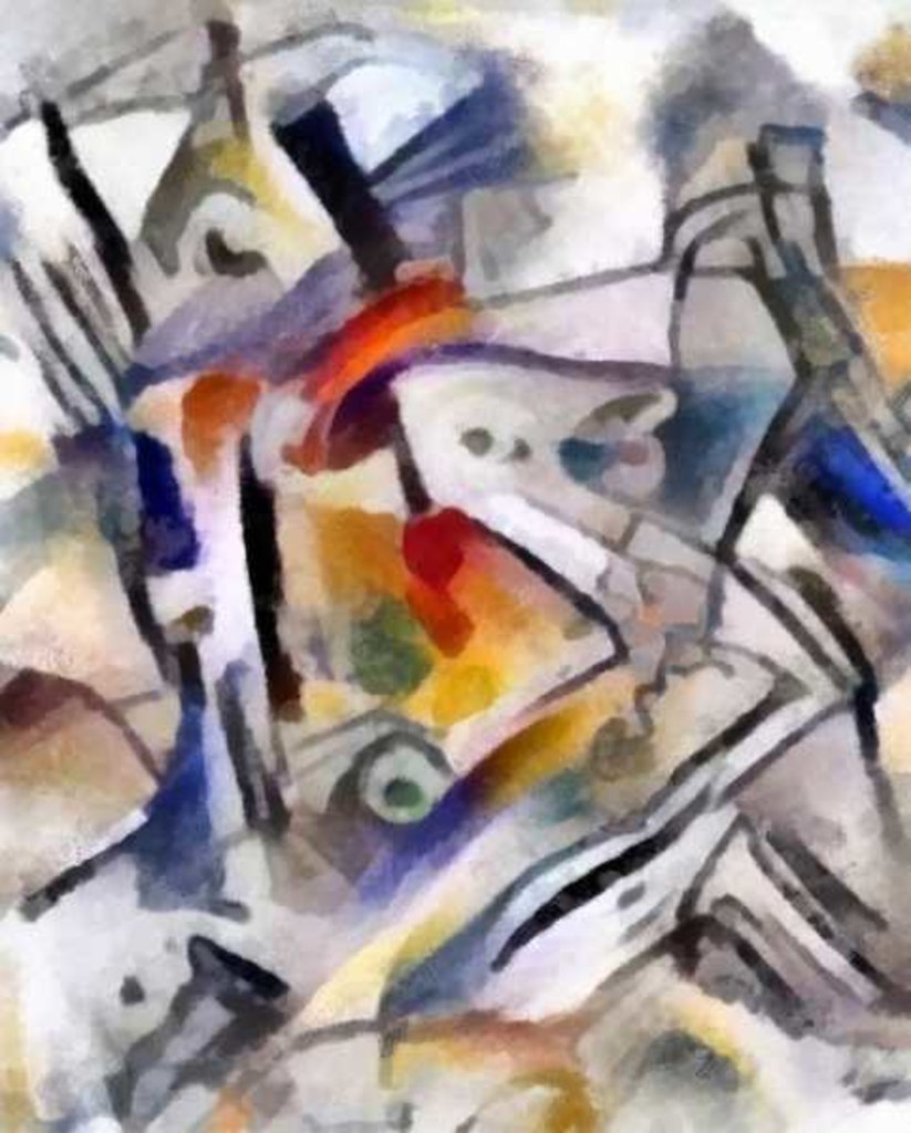 Detail of Sunset,landscape ,2016 by Alex Caminker