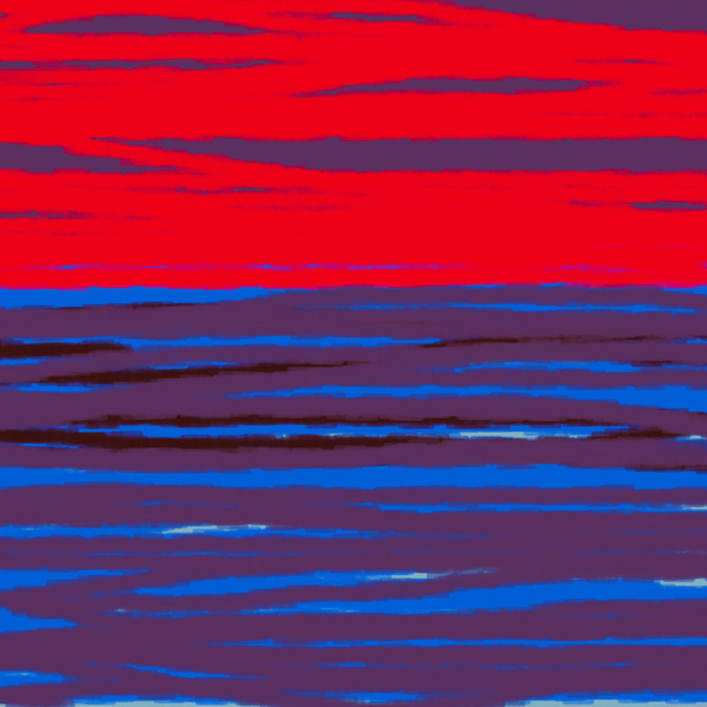 Detail of Sunset on the Black Sea, 2015 by Alex Caminker