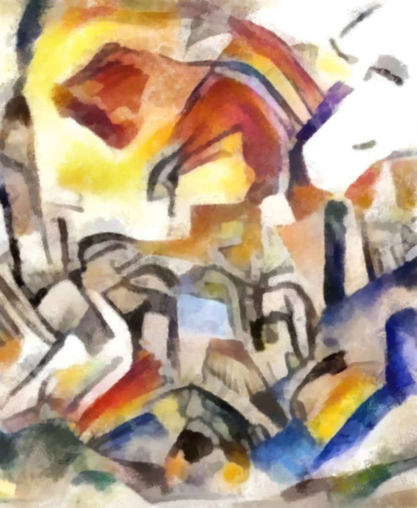 Detail of Above the city, 2016 by Alex Caminker