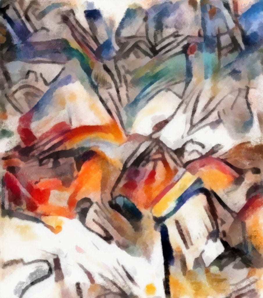 Detail of Huts, 2016 by Alex Caminker