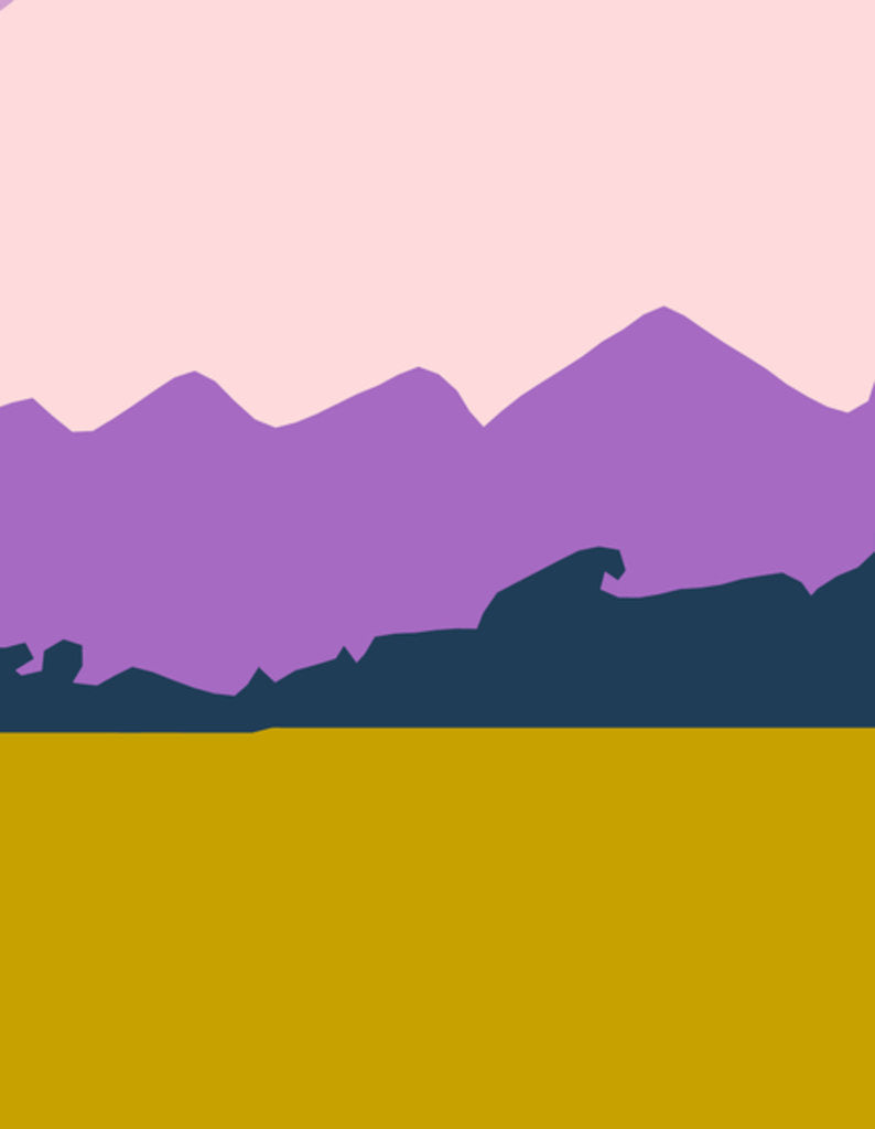 Detail of Nearby mountains, 2016 by Alex Caminker