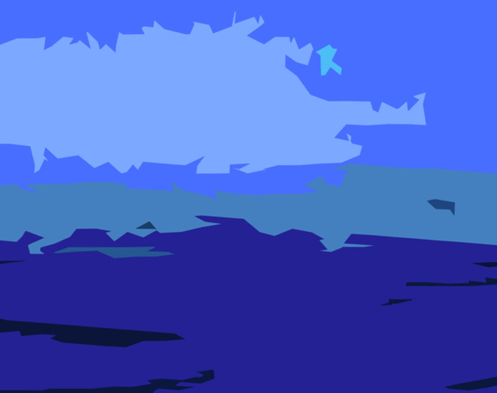 Detail of Seascape, 2016 by Alex Caminker