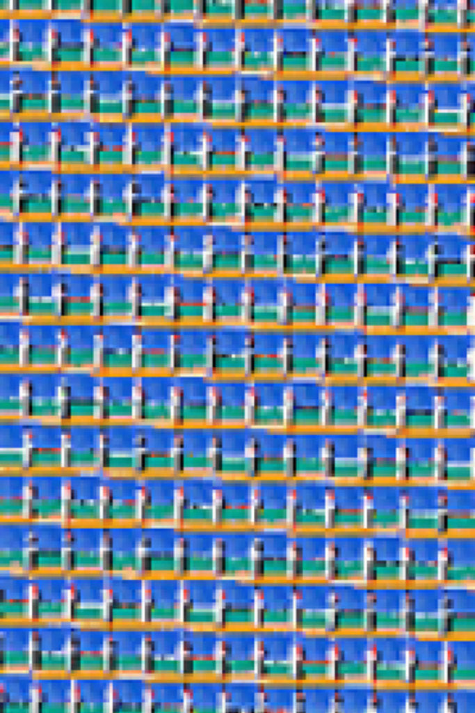 Detail of Dedication to suprematism II, 2016 by Alex Caminker