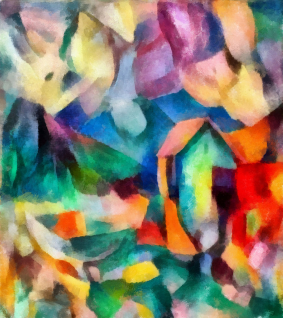 Detail of foothill gorge,2017, by Alex Caminker