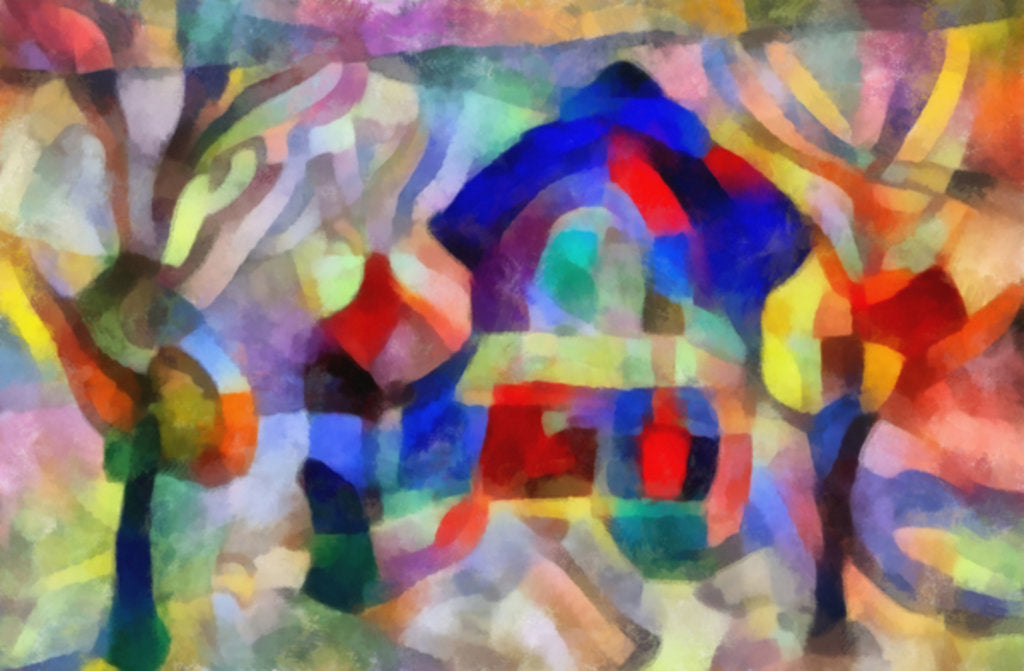 Detail of Winter, 2017 by Alex Caminker