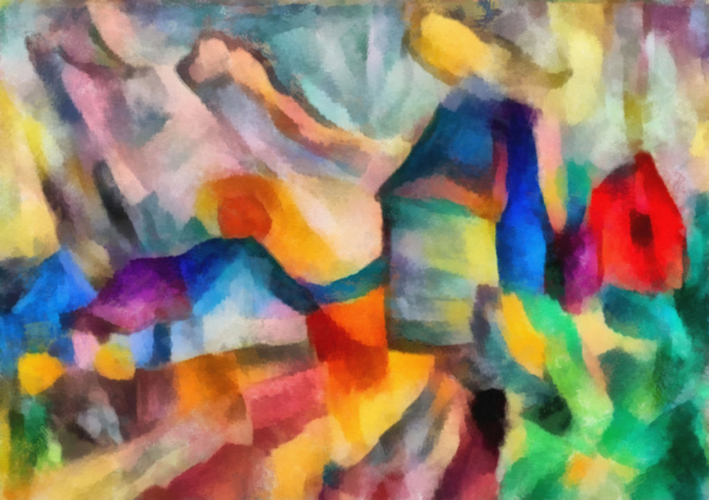 Detail of Sundown, 2017 by Alex Caminker