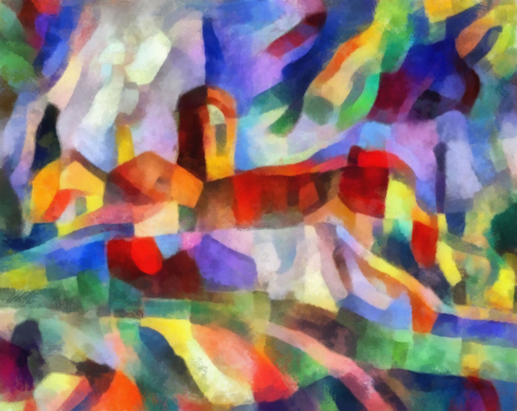 Detail of From the forest, 2017 by Alex Caminker