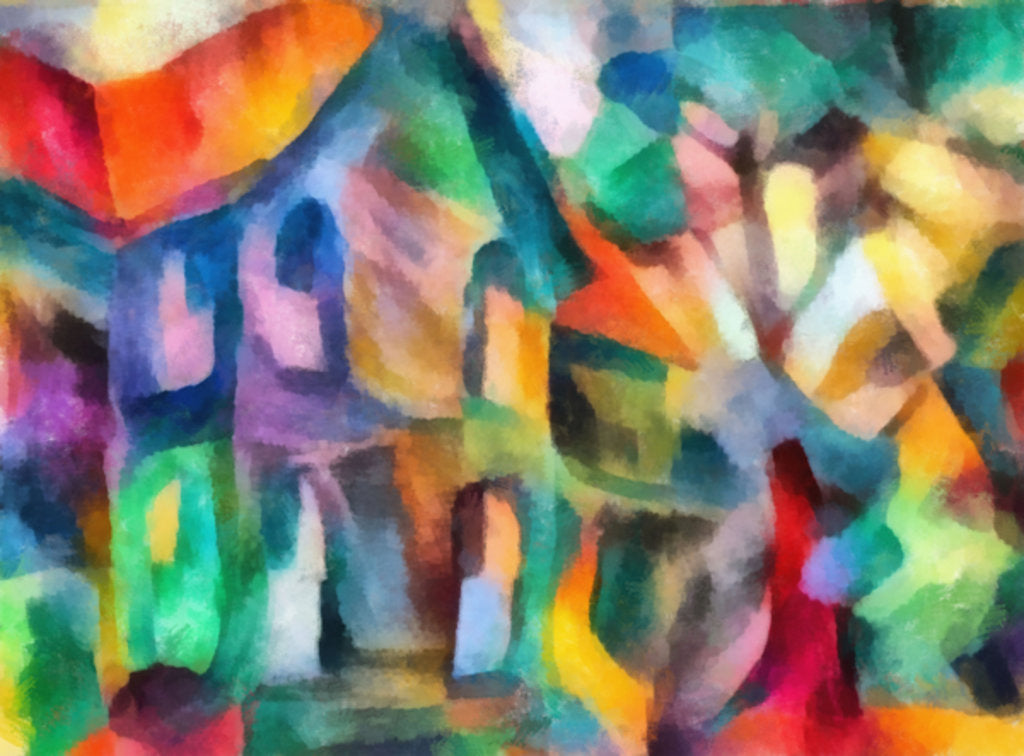 Detail of Ajar doors, 2017 by Alex Caminker